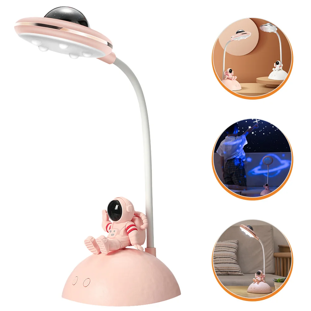 

Astronaut Projection Lamp Silicone Bendable Tube 360° Adjustable Led Night Light For Bedroom Tabletop Decor Star Projector
