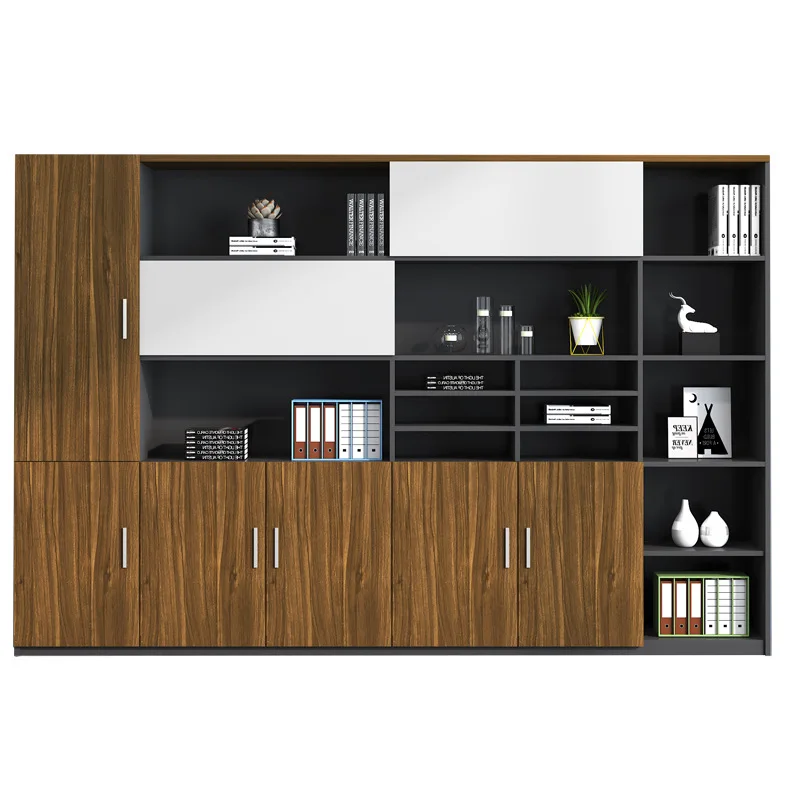 

Office file cabinet Wooden data cabinet Simple modern office bookcase Financial personnel file Storage cabinet