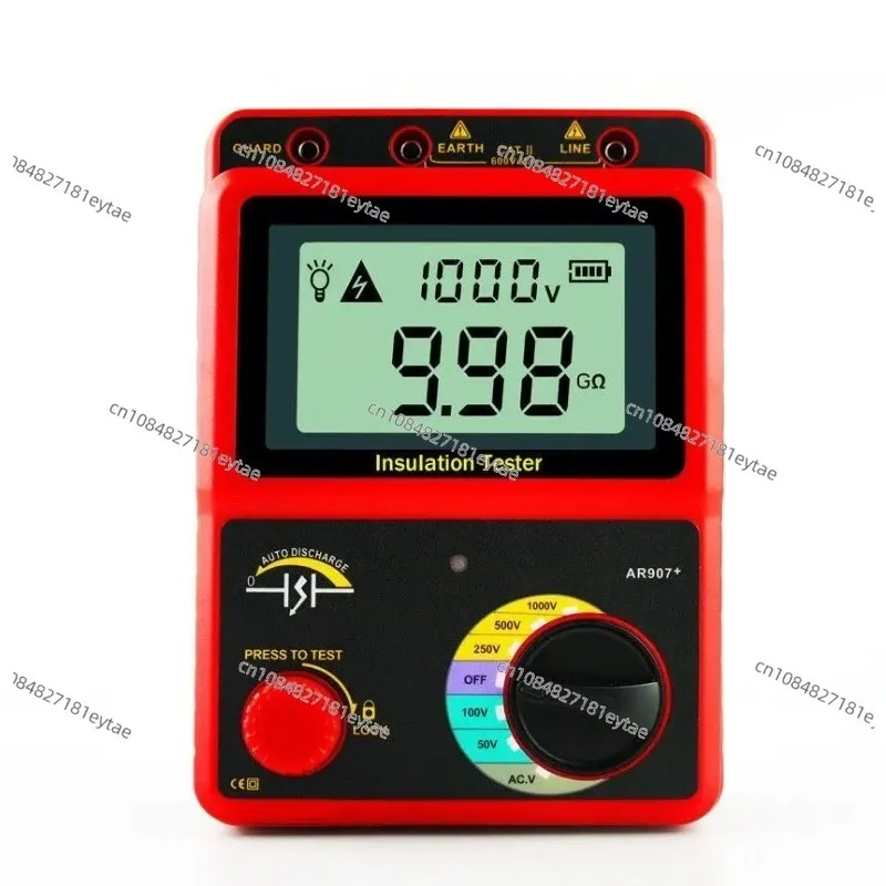 AR907+/AR907A+ SMART Sensor Digital High Voltage Insulation Resistance Tester Meter Voltage Meter  Testing Multimeter