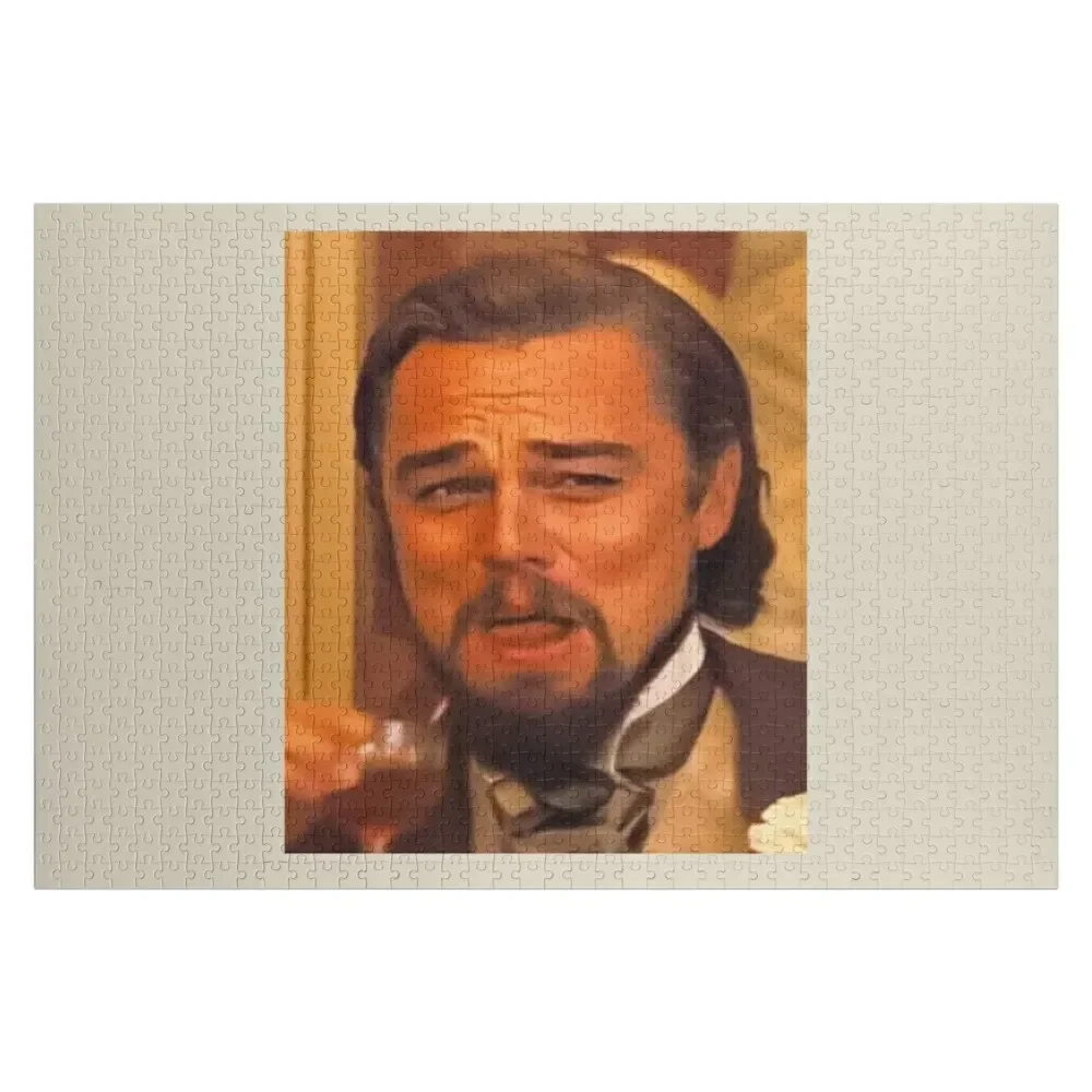 Leonardo Dicaprio Meme Laughter Premium Układanka Niestandardowe prezenty Gra Dzieci Spersonalizowany prezent fotograficzny Niestandardowe puzzle fotograficzne