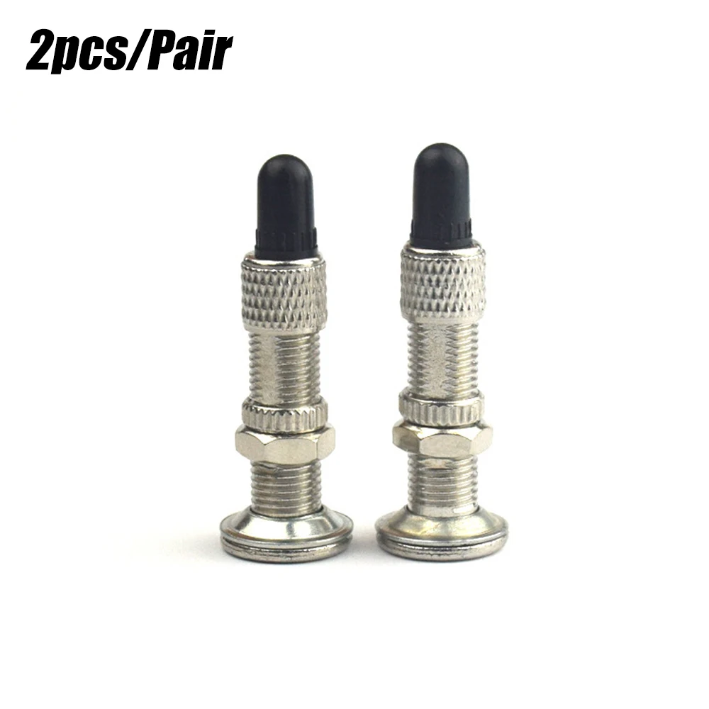 AQTQAQ 1 Pair Bicycle Presta Valve Ultralight Tire Zinc Alloy MTB Mountain Road Bike