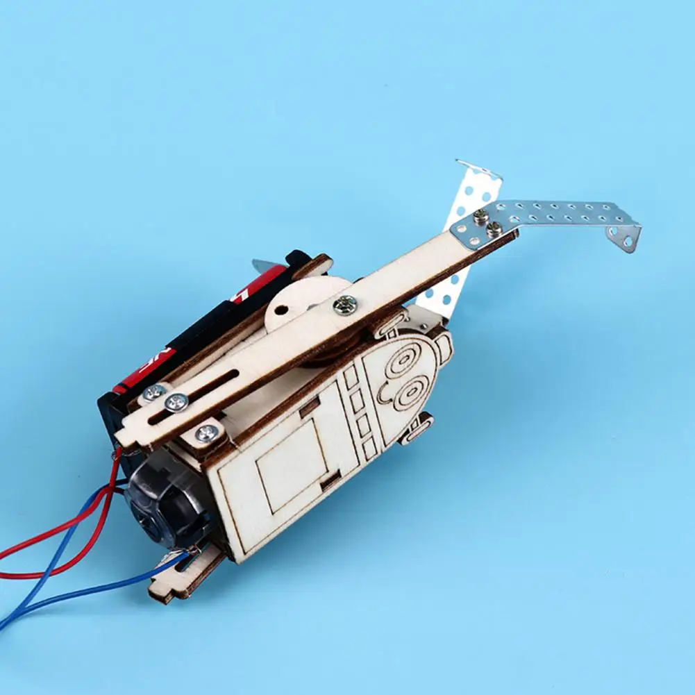 Electric Robot Rope Climbing Science Discovery Toys Rope Climbing Robot Model Kit Science Experiment Kit Adults Kids DIY Robot