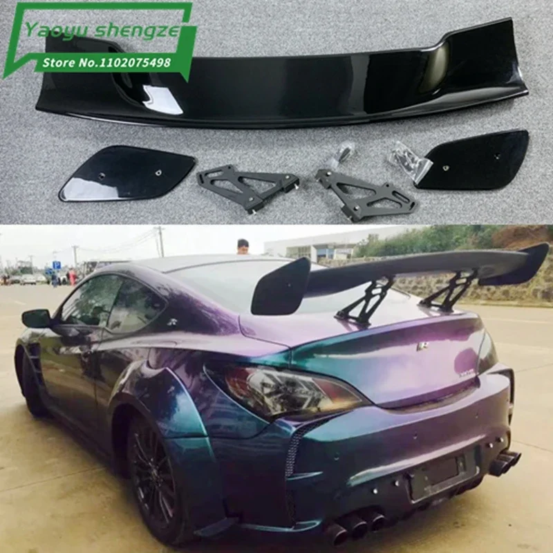 Material Rear Roof Spoiler Tail Trunk Wing Boot Lip Molding for Hyundai Tiburon Genesis Coupe