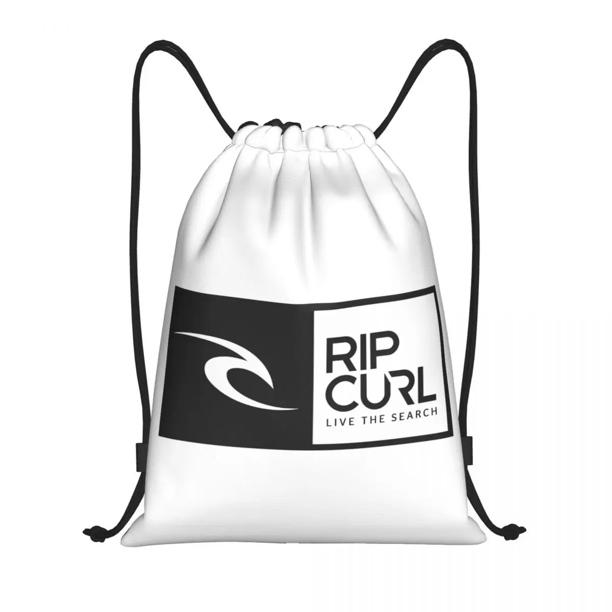 Ripped Curls Drawstring Backpack Sports Gym Sackpack String Bags for Running