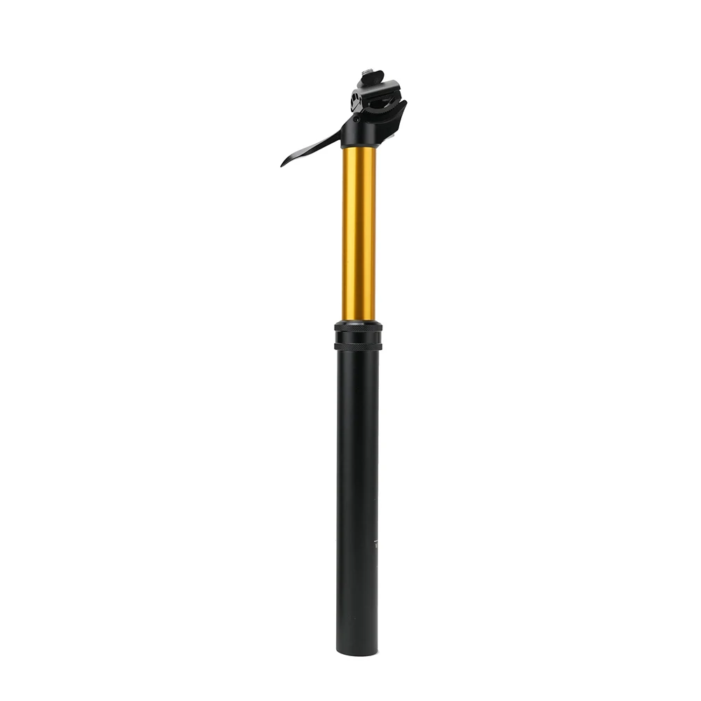 Bike Shock Absorber Hand Controlled Adjustable Height Aluminum Alloy Bike Seat Post  For Cycling Components And Parts