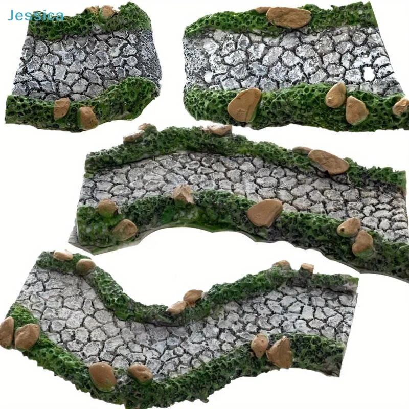 ♥Modular 3D Rock Background Panels for Reptile Tank & Aquarium – Realistic Mossy Stone Terrarium Decor for Lizards/Geckos/Fish