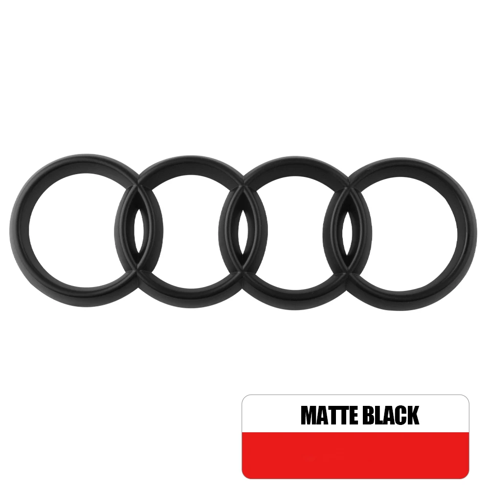 ABS Auto Frontgrill Heckklappe Auto-Emblem Aufkleber Dekor für Audi Sline A1 A2 A3 A4 R8 S1 S2 S3 S5 A4L A5 RS RS3 RS4 RS5 RS6