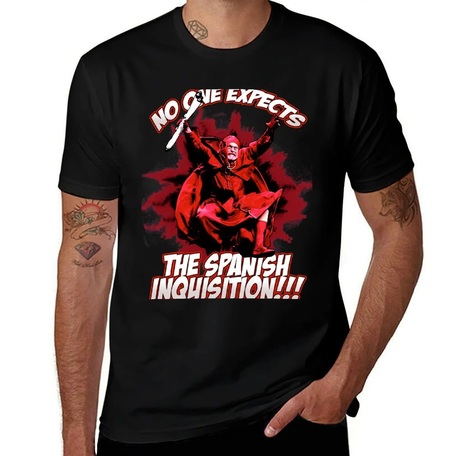 No One Expects the Spanish Inquisition! T-Shirt Stylish Graphic Short Sleeve Top
