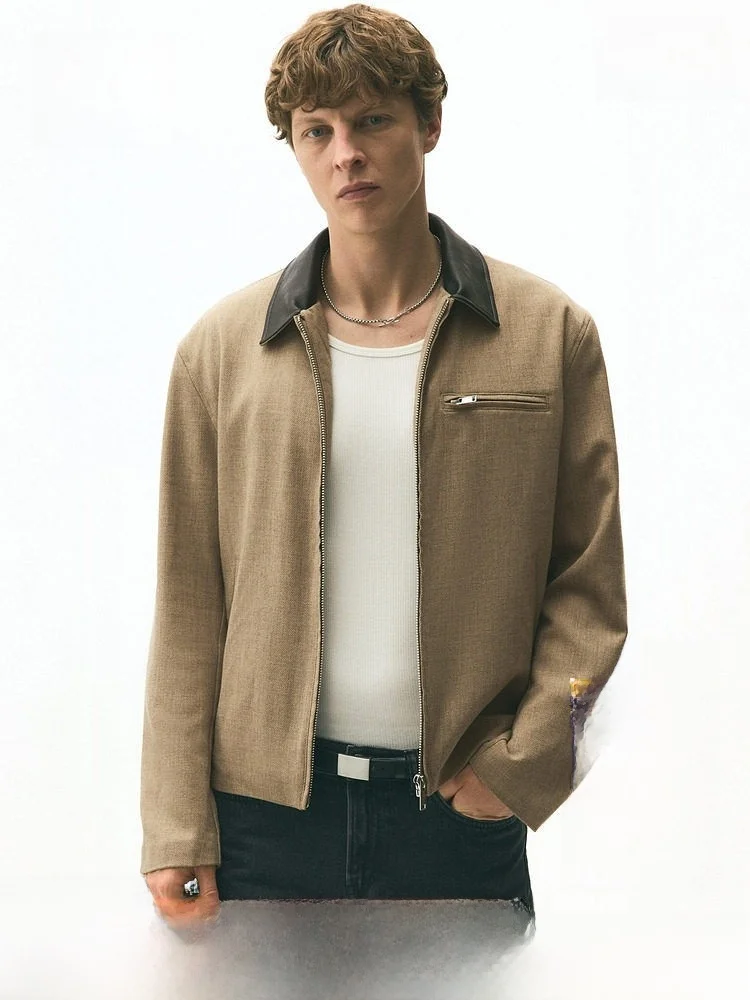 

Мужская зимняя куртка H&M с воротником-стойкой на молнии, утепленная, для повседневной носки, работы и активного отдыха, простая модель для пар