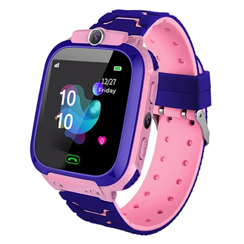 

Kids Smart Watch LBS Tracker Location Kids Smart Watch SOS Call Voice Chat Camera Flashlight IP67 Waterproof Children Smartwatch