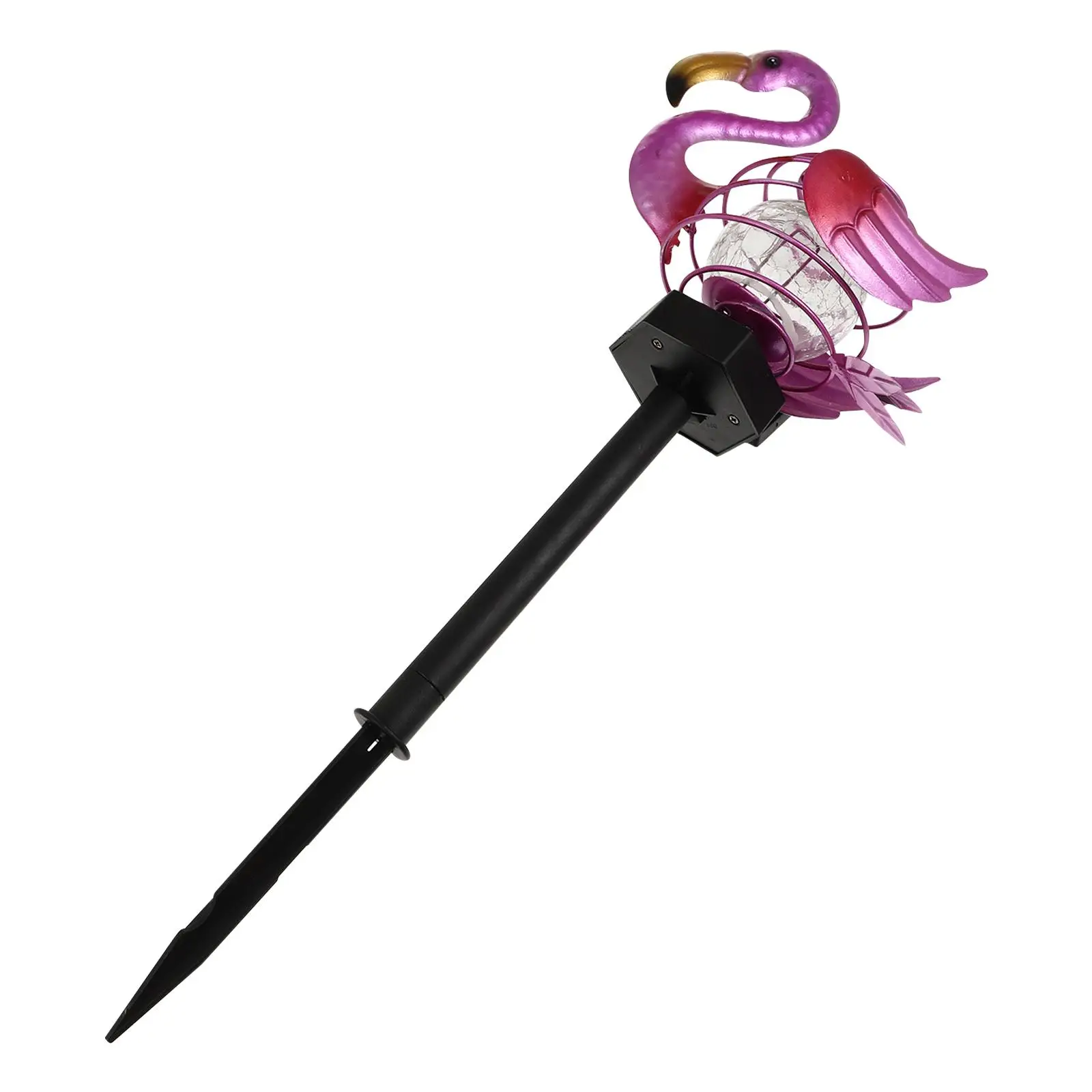 

Flamingo Solar LED Light Weather Resistant Impact Resistant Easy Install Garden Lawn Yard Solar Stake Lights ABS Outdoor