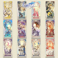 Honkai: Star Rail Anime Merch Postcard Reo Main Team Luo Yi Nikola Herta Twelve Gold Saints Oracle Decorations Cards for Fan
