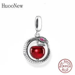 Fit Original Brand Charm Bracelet Authentic 925 Sterling Silver Magic Snake Spiral Wound Apple Bead For Making Women Berloque