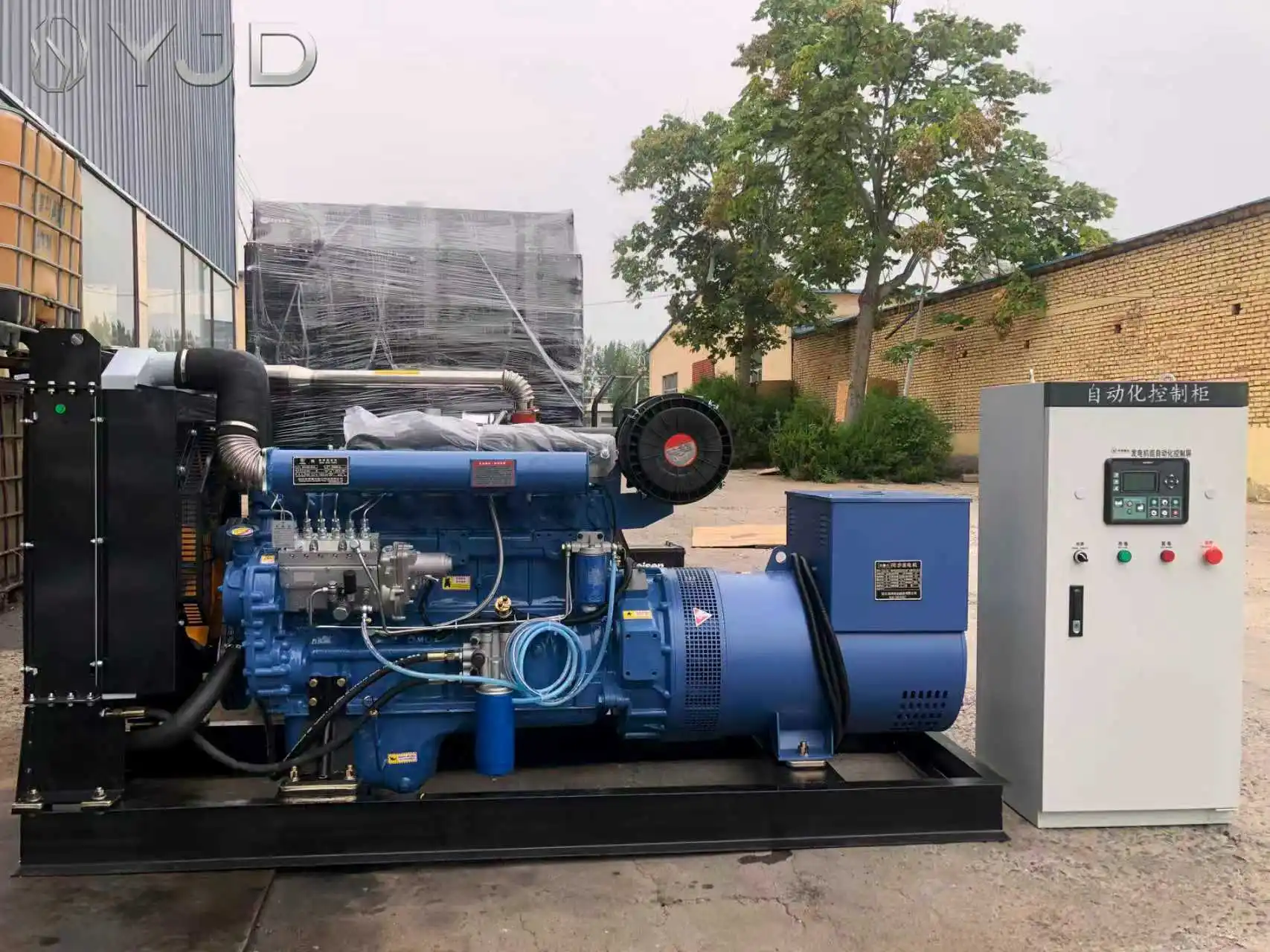 Weifan-g High Speed Diesel R6105IZLD 132KW 165KVA Open Frame Type 50/60Hz Diesel Generator Set with Auto Start 1500/1800RPM