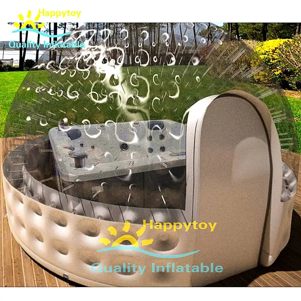 Factory Sale Transparent Inflatable Bubble Tent PVC Dome Igloo Camping Tent For Camping