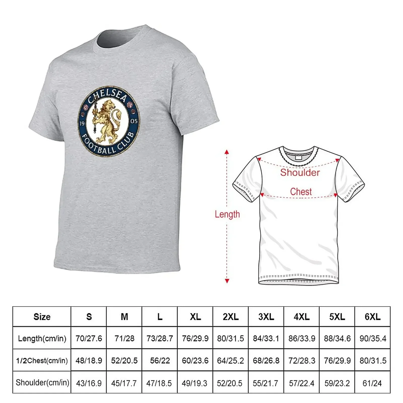 Reimagined Football Badge T-Shirt blanks plus sizes mens t shirt