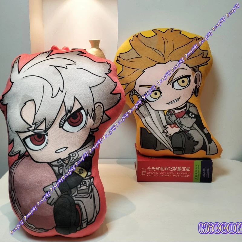 

45cm Anime GACHI AKUTA Cosplay Prop Character Plush Stuffed Pillow Toy Rudo Zanka Engine Ryou Plush Stuffed Cushion Home Decor