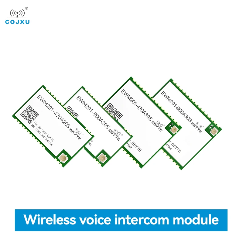 900/470MHz Wireless Voice Intercom Module COJXU EWM201 Series 20dBm 30dBm Test Board Support Full-duplex and Half-duplex