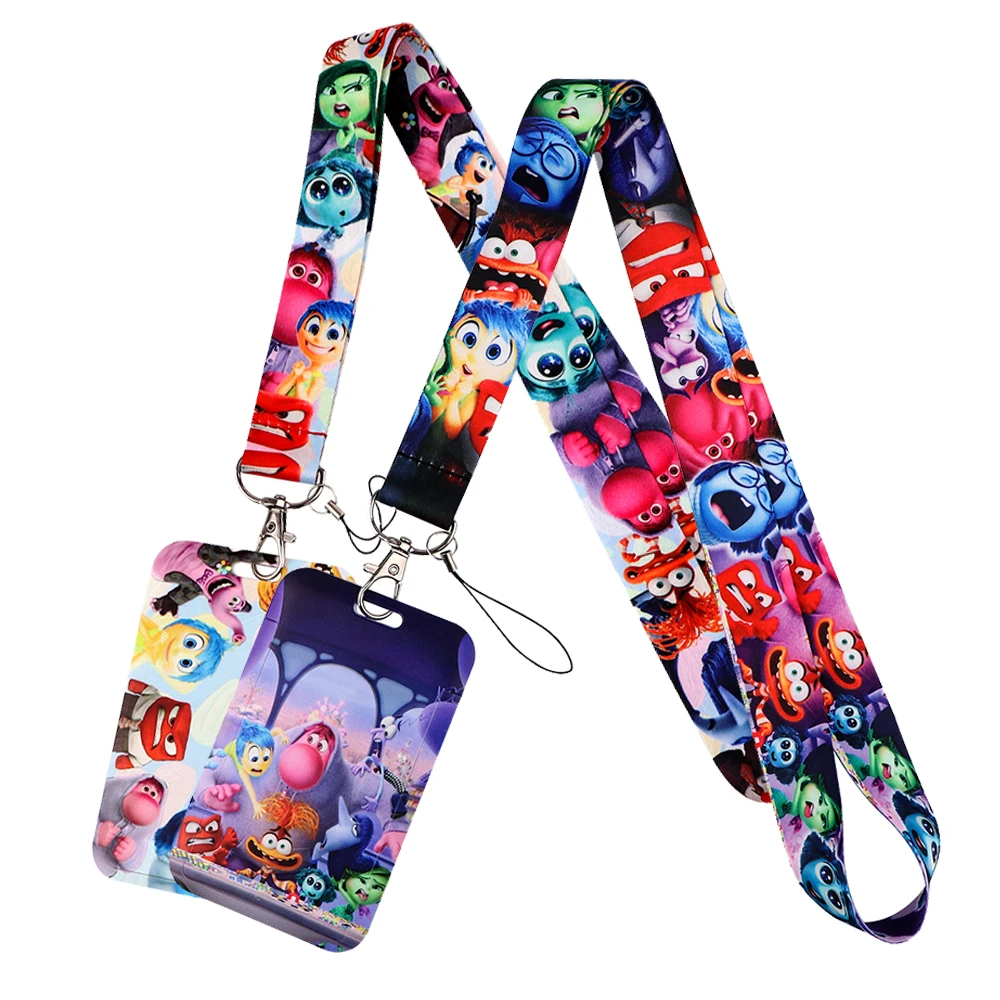 

Trendy Print Keychain Ribbon Lanyards for Keys ID Card Phone Straps Hanging Rope Lariat Phone Charm Students Badge Holder