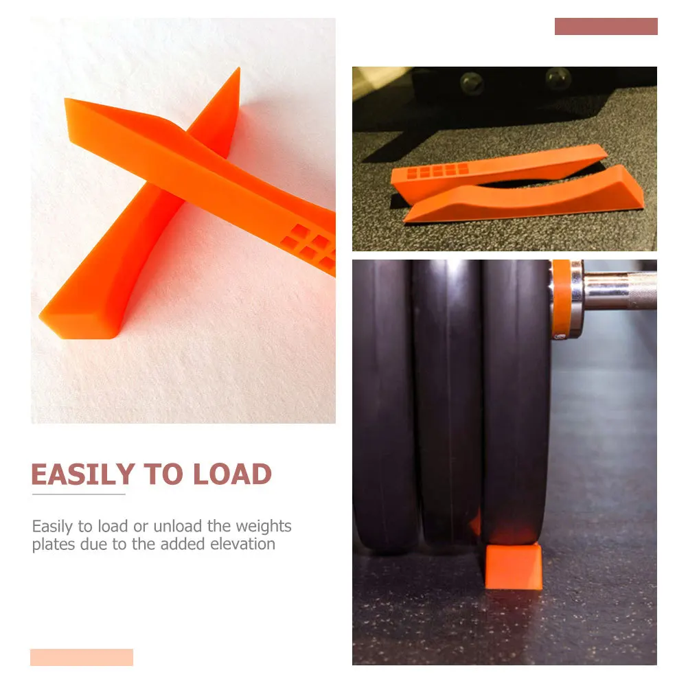 

2Pcs Silicone Deadlift Portable Weightlifting Jack Training Barbell Gym Deadlift Jack for Powerlifting