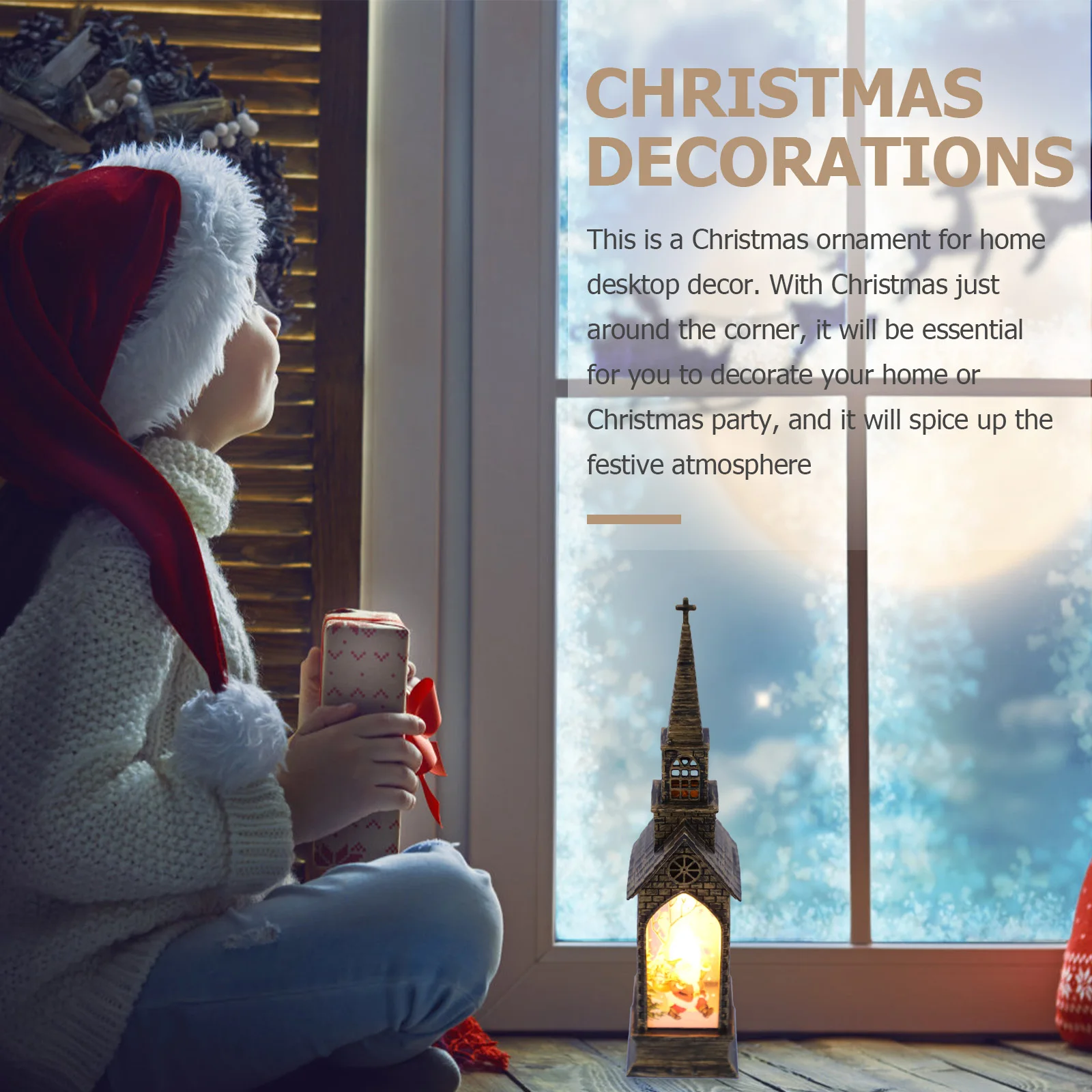 1 szt. Świecąca ozdoba LED, mała dekoracyjna lampka nocna na biurko, do domu, na festiwal, prezent świąteczny.