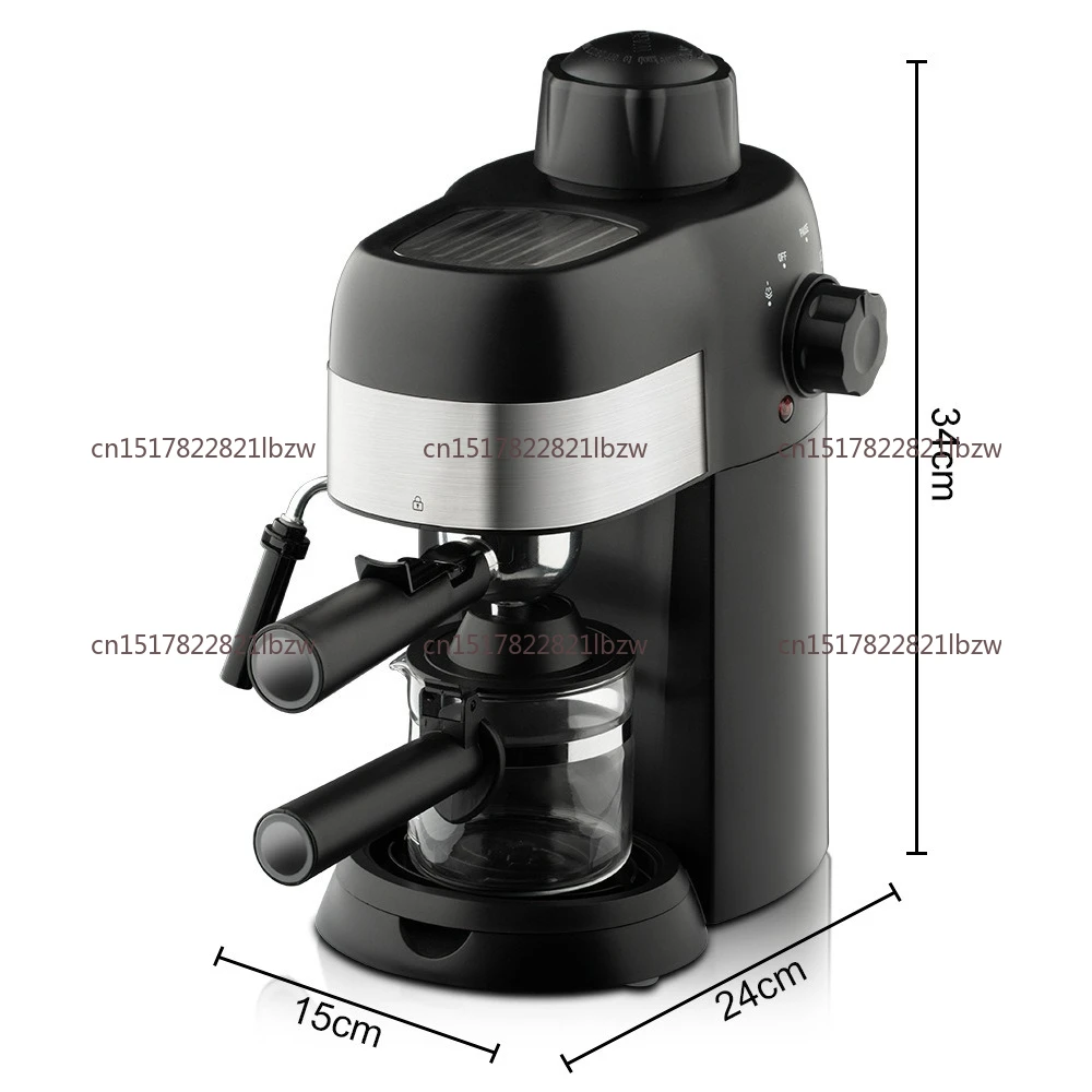 Italian coffee machine household small semi-automatic high pressure steam milk foam office