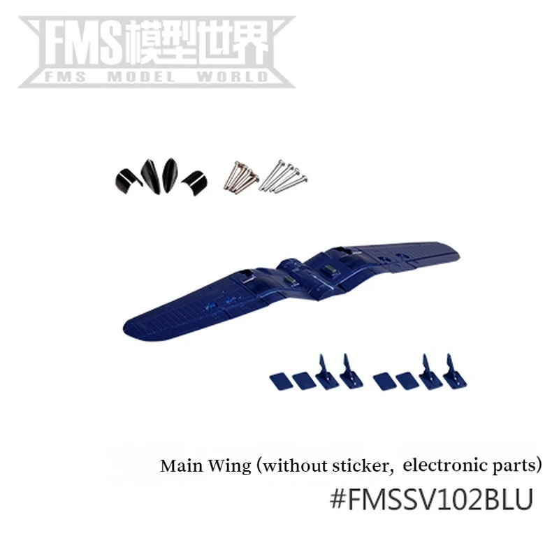 Fms 1400mm F4U RC Airplane Main Wing Vertical Tail Flat Tail Canopy Propeller 6s Delay Device Landing Gear Spare Parts