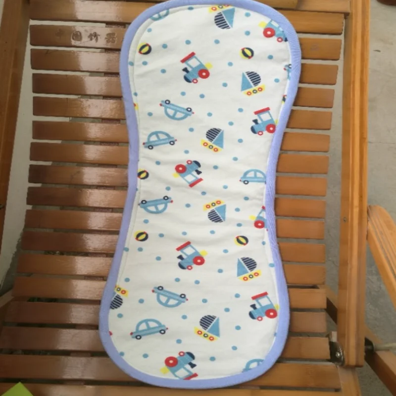 Large Thickened Cotton Print ABDL Cloth Diaper Breathable Washable Reusable Nursing Pad Adult  Night Soft Nappy Pad 1PCS