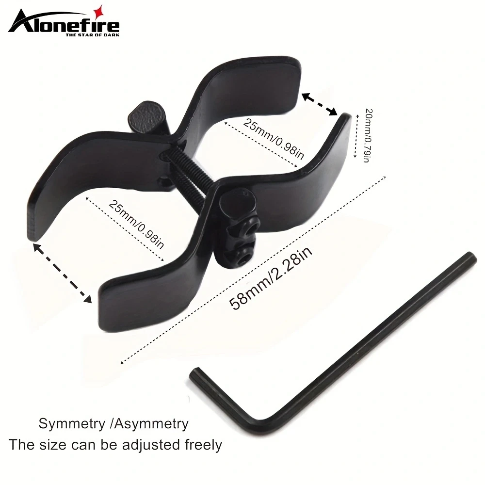 Soporte de montaje táctico Picatinny 15-30mm para linterna y láser
