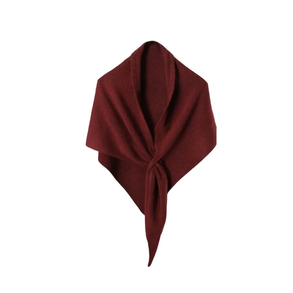 Fashion Korean Style Striped Scarf Cashmere Knitted Triangle Scarf Neck Warmer Windproof Cape Wraps Student