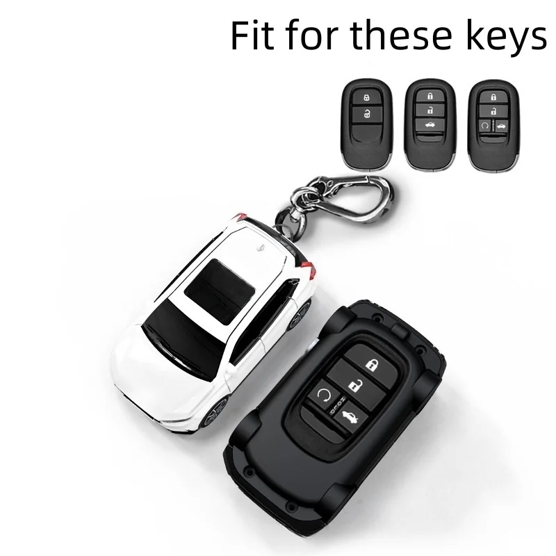 For 2023 Honda CR-V Key Cover Car Model Key Protective Case Creative Personalized Gift Car Key Pack Buckle Accessories Key Cover