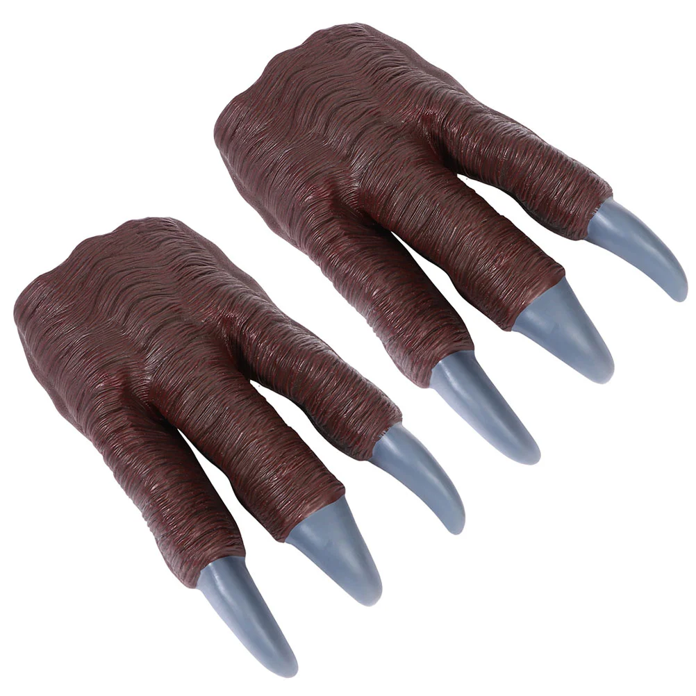 

2 Pcs Dinosaur Claw Mold for Cosplay Party Paw Gloves Toy Child Children's Toys