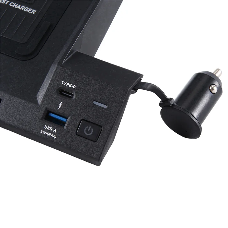 15W Car Qi Wireless Charger Fast Cell Phone Charging Plate Adapter Interior For  E-Class W213 E200/300/260 Parts-A2