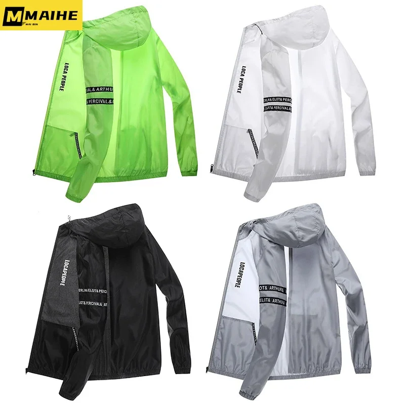 

Camping Hiking Jackets Anti-Uv Suncreen Outwear Summer Outdoor Mtb Bike Thin Motocross Jacket Quick Dry Skin Windbreaker Unisex