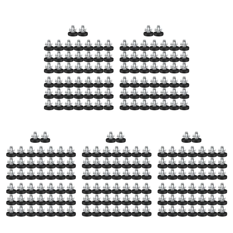 flyy-160-pcs-m6-thread-adjustable-furniture-levelers-screw-in-chair-feet-adjustable-furniture-feet-leg-levelers