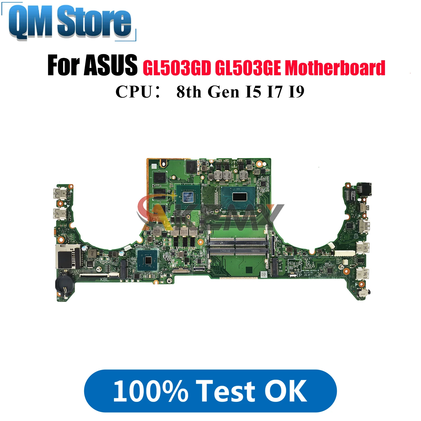 

Материнская плата для ноутбука GL503GE для ASUS ROG Strix GL503GE GL503G GL503GD, материнская плата для ноутбука с процессором I5 I7 I9, тест ОК, быстрая доставка