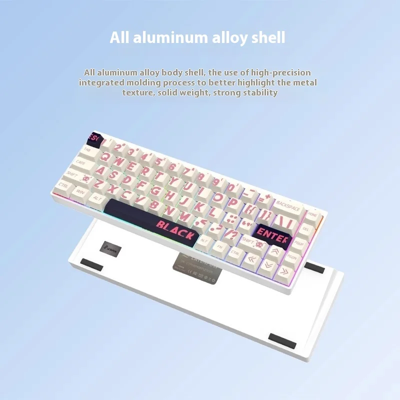 Kprepublic Looting68 Mechanical Keyboard Magnetic Switch Wired Gasket New Aluminum Alloy Rgb Hot-Swap Customized Accessories