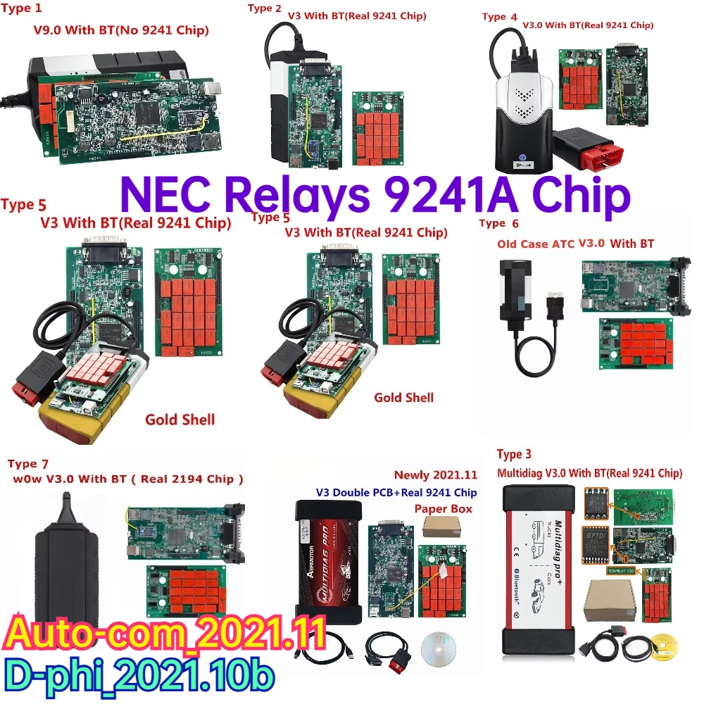 

НОВЫЙ диагностический инструмент Multidiag pro TCS V3.0 OBD2 с реле NEC 9241A Чип BT VCI TCS 2017 R3 для автомобиля/грузовика 2021.11 Keyge Hot