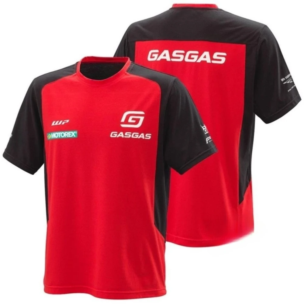 

Camiseta Gasgas Jersey Motorcycle Men's T-shirt 3D Printed Quick Drying Breathable Tees for Men/Women Short Sleeve Streetwear