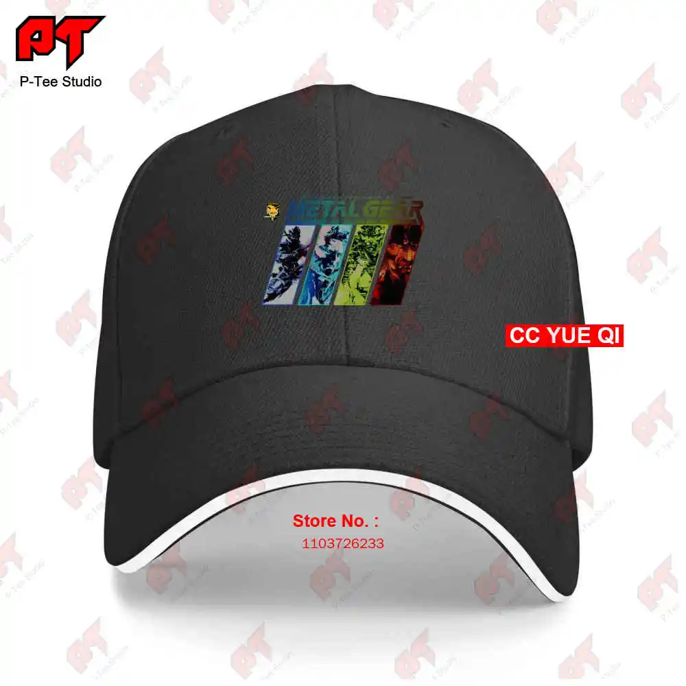 Metal Gear Solid V2 Computer Game Baseball Caps, Truck Cap, ZI55