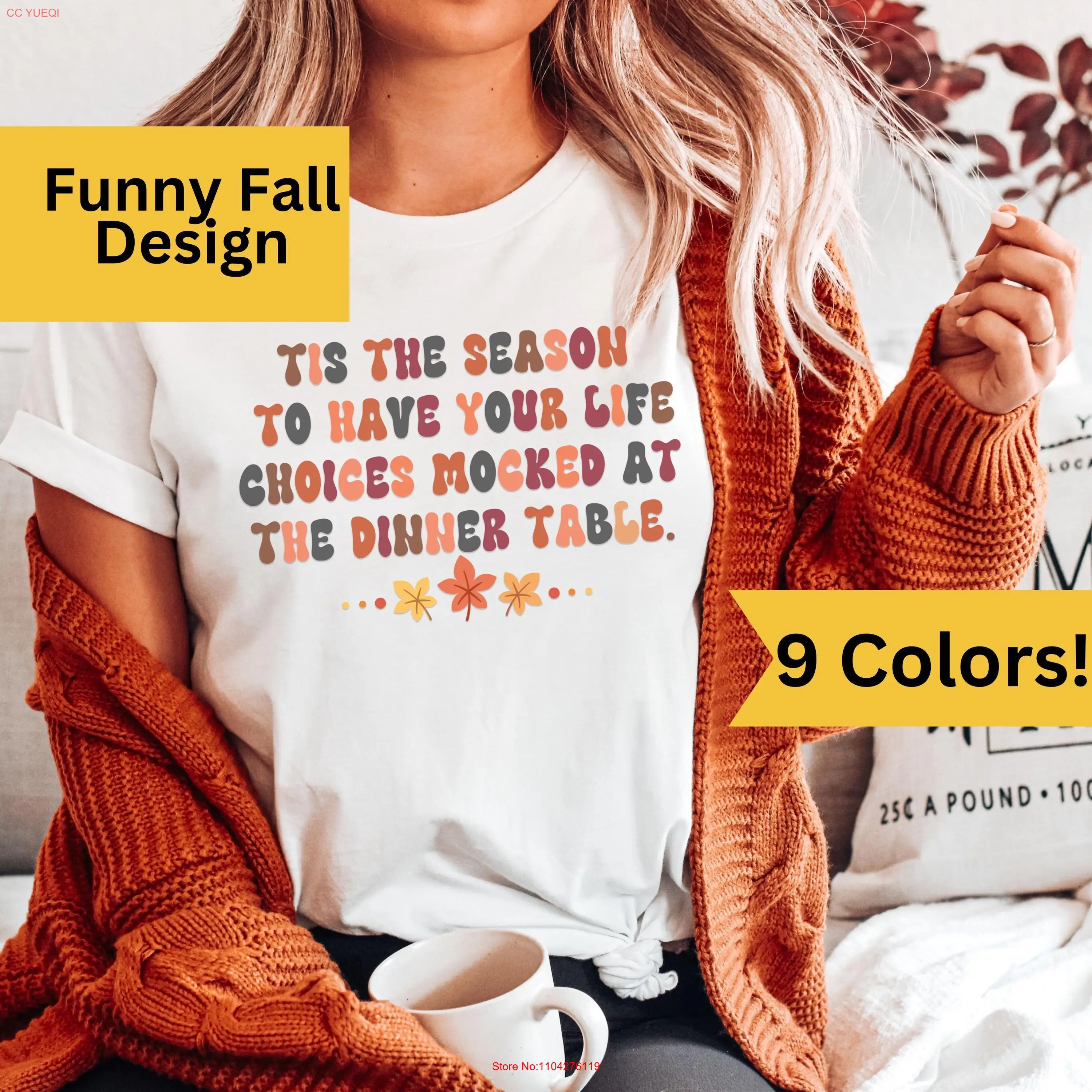 

Забавная праздничная футболка Tis The Season, женская осенняя футболка для женщин, саркастический ужин, модные с длинными или короткими рукавами