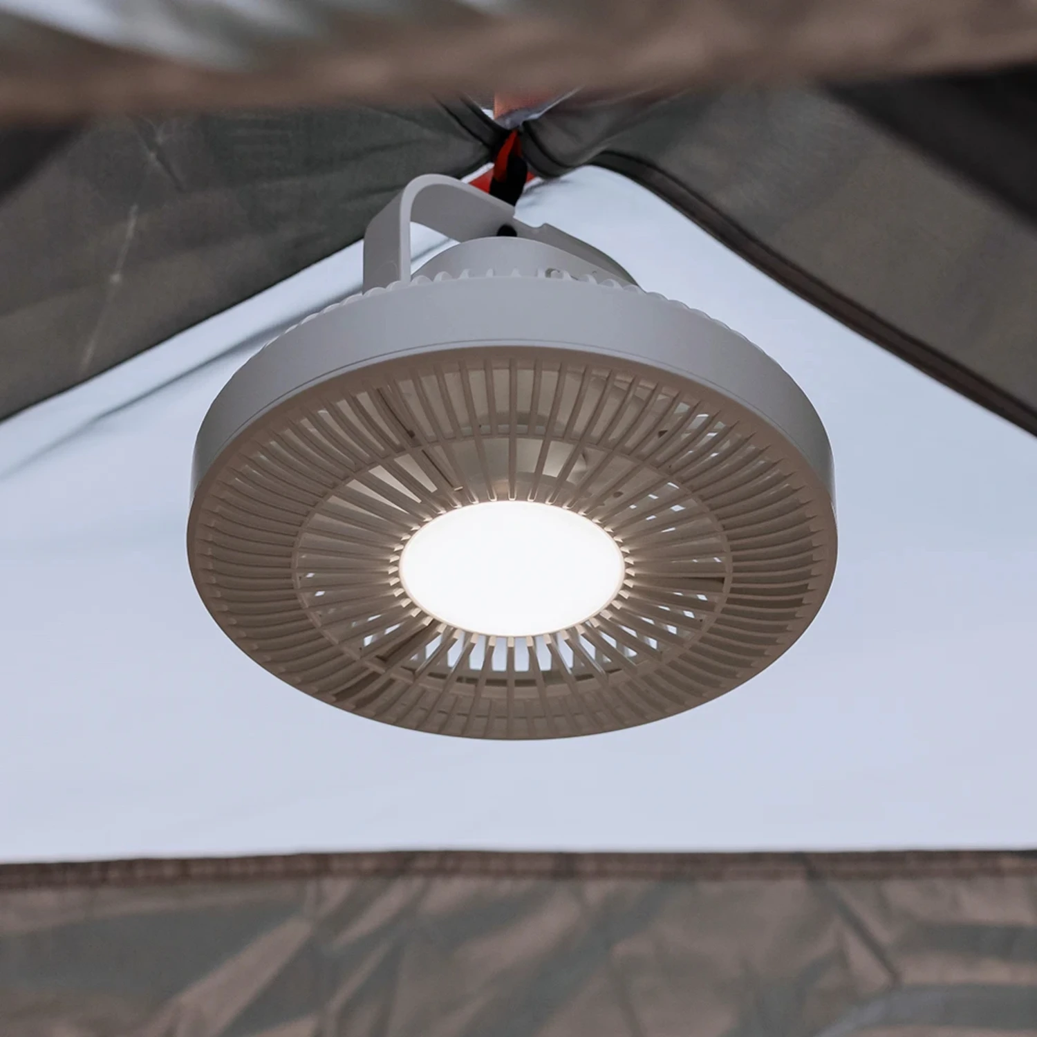 

4000mAh Rechargeable Battery Portable Camping Fan With Light USB Table Fan Remote Control Tent Air Cooling Ceiling Fan 3Gear