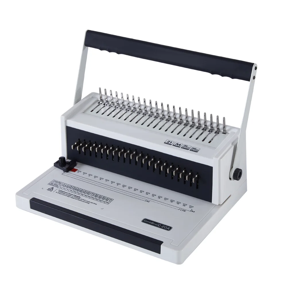 

S20A A4 4:1 3:1 заводская пластиковая книга штамповка спиральная катушка переплетная машина для офисного использования