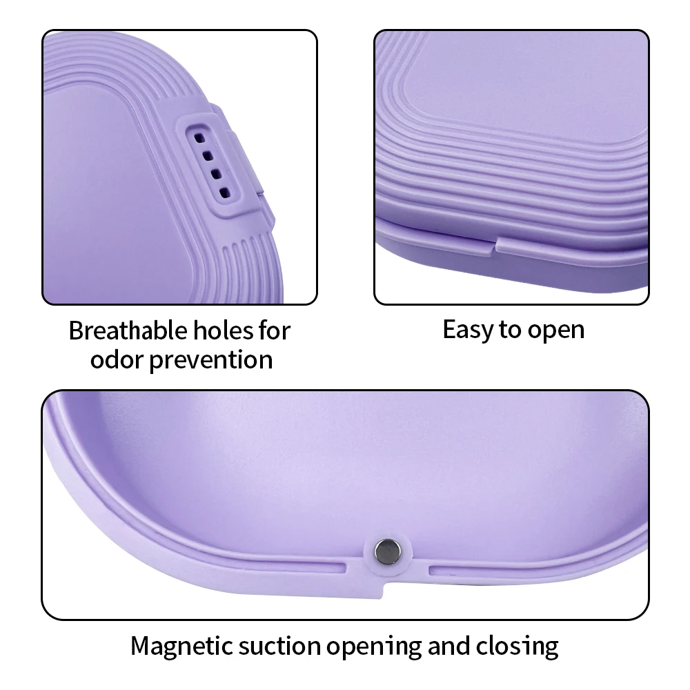 1Pcs Dental False Fake Teeth Retainer Denture Case Orthodontic Invisible Aligner Brace Storage Box Lady Jewelry Box with Mirror