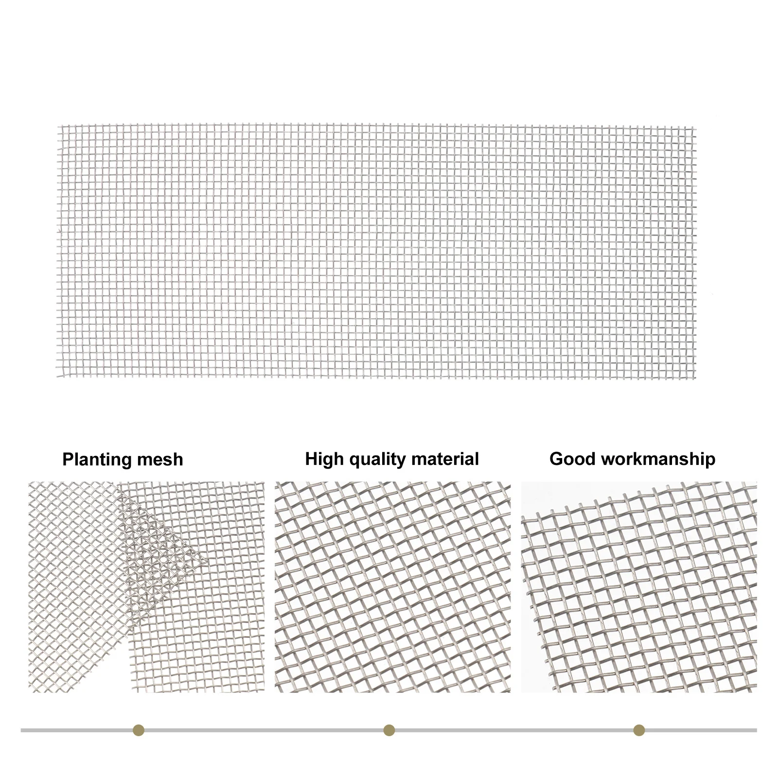 

10pcs Stainless Steel Aquatic Mesh Durable Fish Tank Carpet For Christmas Moss Java Moss Multi-Functional Seaweed Mesh