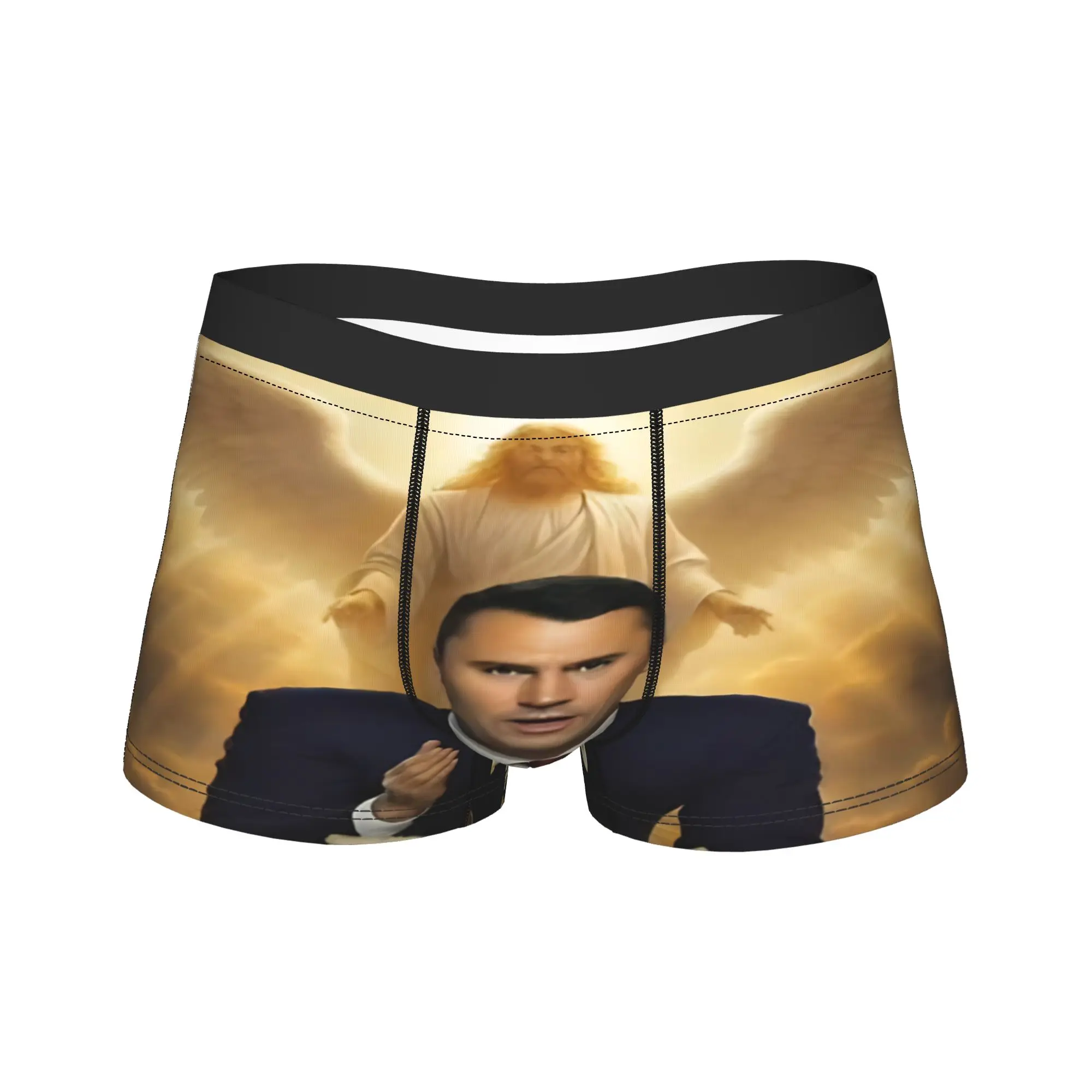 

Funny Boxer Charlie Kirk Rest in Peace Shorts Panties Briefs Men's Underwear Breathable Underpants for Male Plus Size