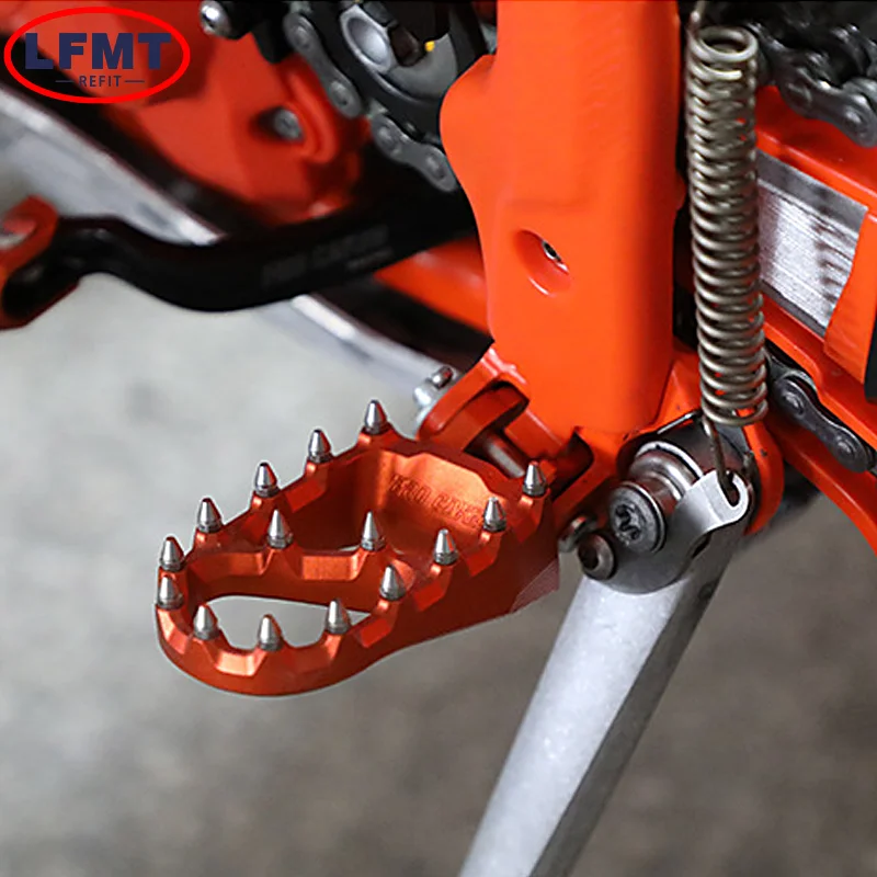 Foot Pegs FootRest Rests Pedals For KTM XC XCF SX SXF EXC EXCF 125 150 200 250 300 350 450 500 2016-2023 Dirt Bike Motorcycle