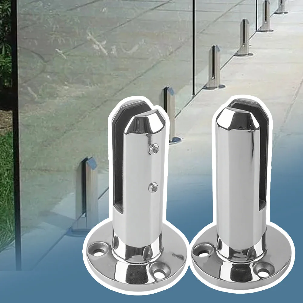 

Glass Pool Fence Clamp,Adjustable Stainless Steel Glass Panel Holder,Floor Mounted Frameless Glass Balustrade Spigot For Balcony