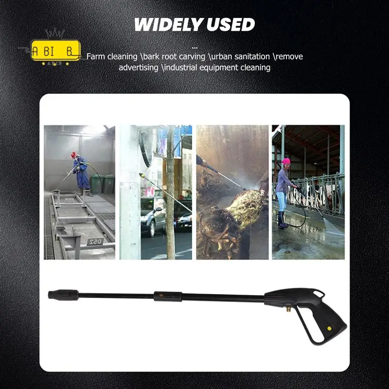 ABIB -High Pressure Washer Spray G-Un,M22 Car Water Washer Cleaning Tool With 8M Hose For Cleaner Watering Lawn Garden