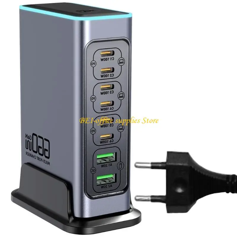 

A9LC 660W Fast USB C PD100W For Laptop Phone Tablets Charging Station